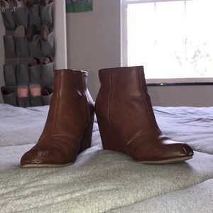 Brown booties
